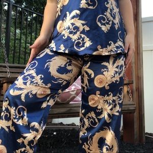 VINTAGE SILK PAJAMA SET